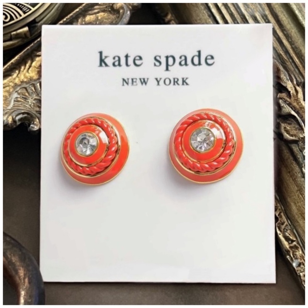KATE SPADE • Red Know The Ropes Earrings - Picture 4 of 4